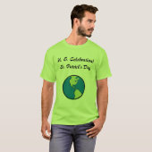 ST. Patrick's Day U. S. Celebration-Customize T-shirt (Voorkant volledig)