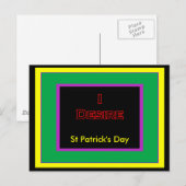 St Patrick's Day UCreate Sjablonen Briefkaart (Voorkant / Achterkant)