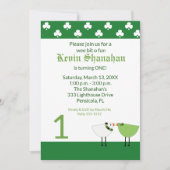 St. Patrick's Day Uitnodiging op zondag (Voorkant)