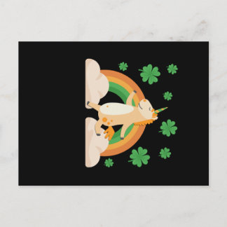 St Patricks Day Unicorn Briefkaart