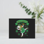 St. Patrick's Day Unicorn - Saint Patrick's Day- Briefkaart (Staand voorkant)