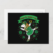 St. Patrick's Day Unicorn - Saint Patrick's Day- Briefkaart (Voorkant / Achterkant)