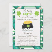 St. Patrick's Day Unisex Baby shower Kaart (Voorkant)