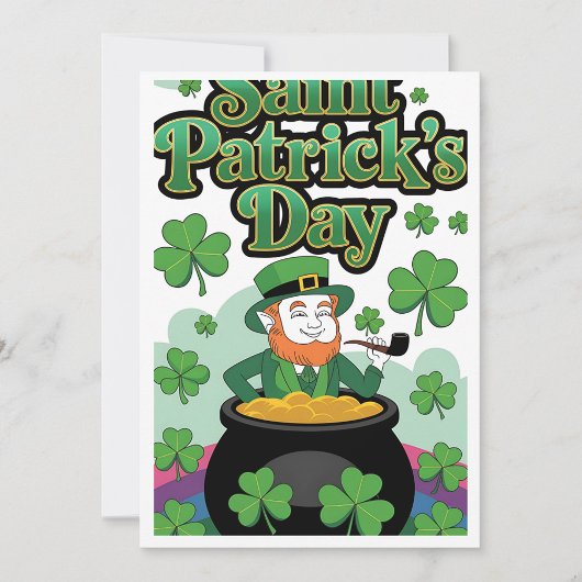 St. Patrick's Day-vakantiekaart  Feestdagenkaart