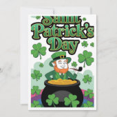 St. Patrick's Day-vakantiekaart  Feestdagenkaart (Voorkant)