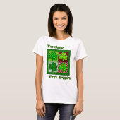 St Patricks Day Vandaag ben ik Iers T-shirt (Voorkant volledig)