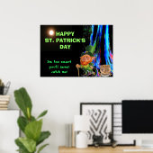 ST. PATRICK'S DAY, VANG ME KLEINE KOBOLD poster (Thuiskantoor)