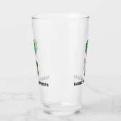 St. Patrick's Day Verhoog Je Geest Glas (Links)