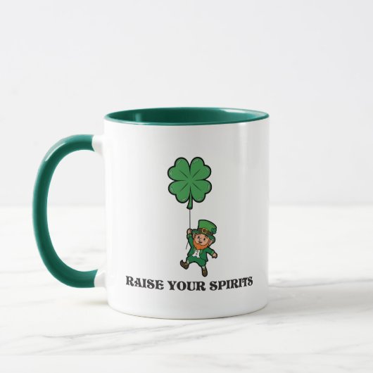 St. Patrick's Day Verhoog Je Stemming Mok (Links)