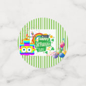 St. Patrick's Day Verjaardag  Confetti (Kleine voorkant)