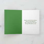 St. Patrick's Day Verjaardag Groene Bier Kaart (Binnen)