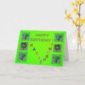 ST PATRICK'S DAY VERJAARDAG KAART (Gele Bloem)
