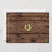 St. Patricks Day verjaardagsfeest foto uitnodigen  Kaart (Achterkant)