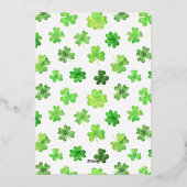 St. Patrick's Day verjaardagsfeest uitnodiging (Achterkant)