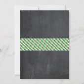 St Patricks Day verjaardagsfeestje uitnodigen Sham Kaart (Achterkant)