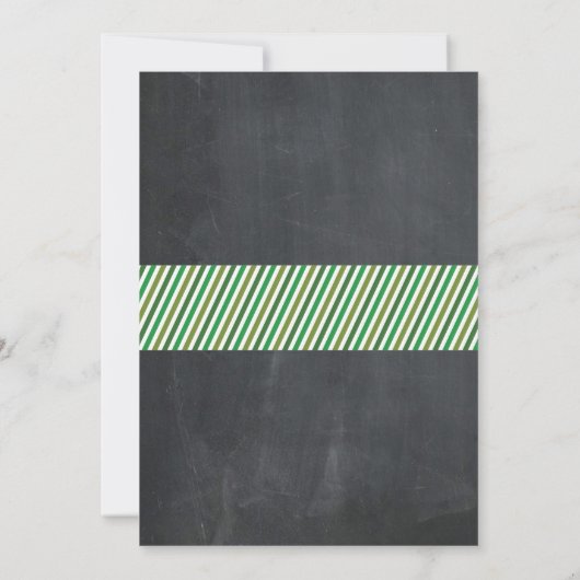 St Patricks Day verjaardagsfeestje uitnodigen Sham Kaart (Achterkant)