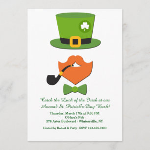 St. Patrick's Day Vermomming Uitnodiging