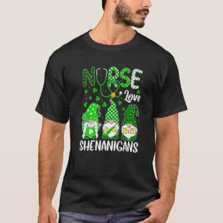 St. Patrick's Day Verpleegster Liefde Gedoe Funny T-shirt
