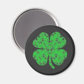St Patricks Day Video Game Controller Shamrock Magneet (Voorkant / Achterkant)