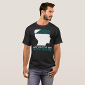 St Patricks Day Vier Leaf C Mind angststoornis T-shirt (Voorkant volledig)