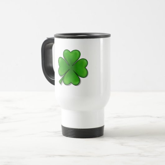 St. Patrick's Day, Vier Leaf Clover Reisbeker (Voorkant links)