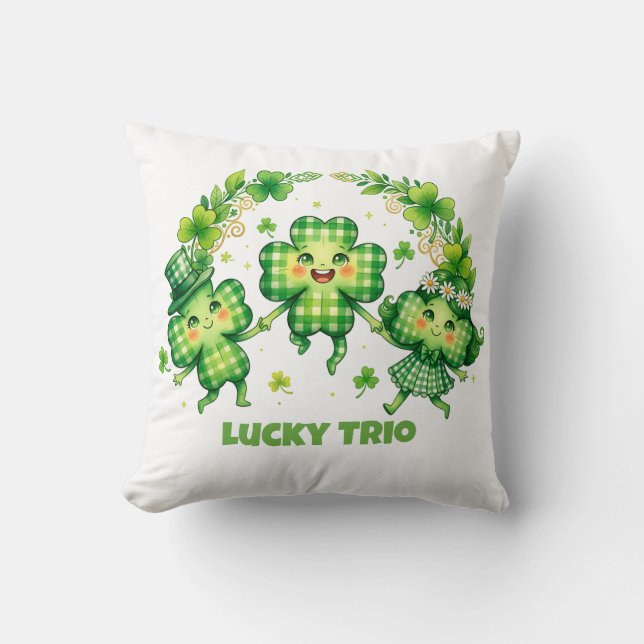 St. Patrick's Day vieren Kussen (Voorkant)