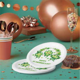 St. Patrick's Day vieren Papieren Bordje