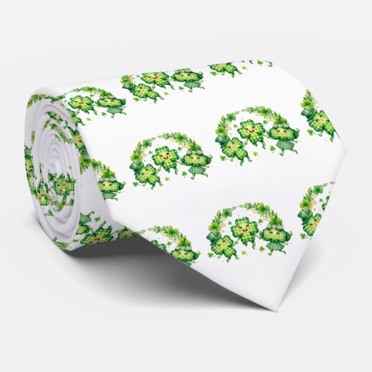 St. Patrick's Day vieren Stropdas (Opgerold)