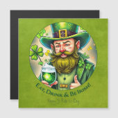 St. Patrick's Day-viering - een toost op het geluk (Voorkant / Achterkant)