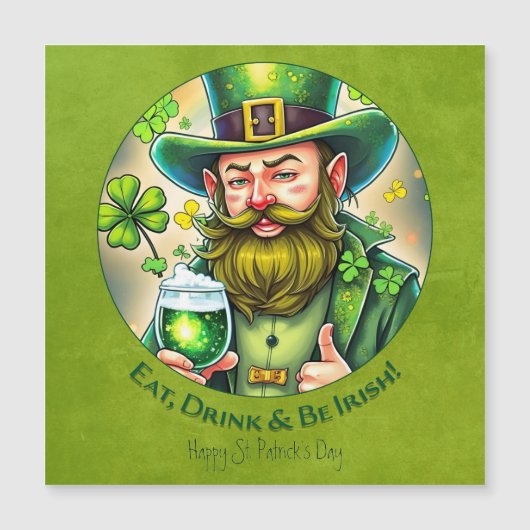 St. Patrick's Day-viering - een toost op het geluk (Voorkant)