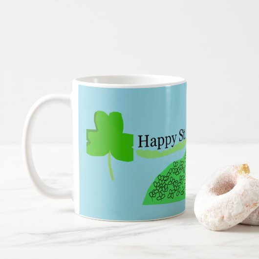 St. Patrick's Day viering Koffiemok (Met donut)