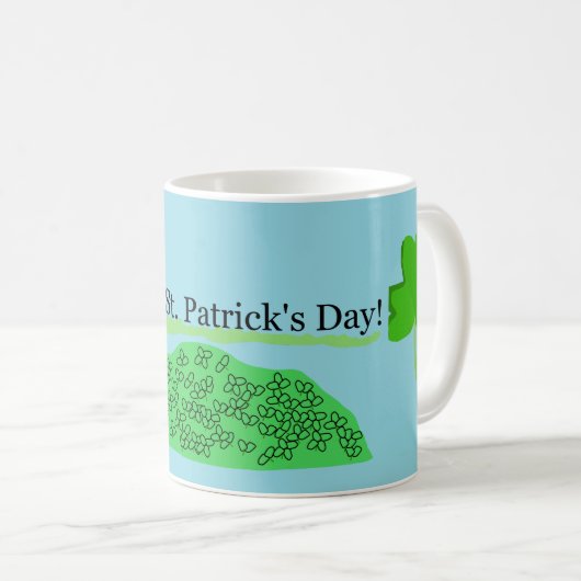 St. Patrick's Day viering Koffiemok (Voorkant rechts)