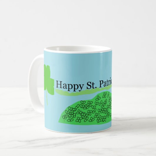St. Patrick's Day viering Koffiemok (Voorkant links)