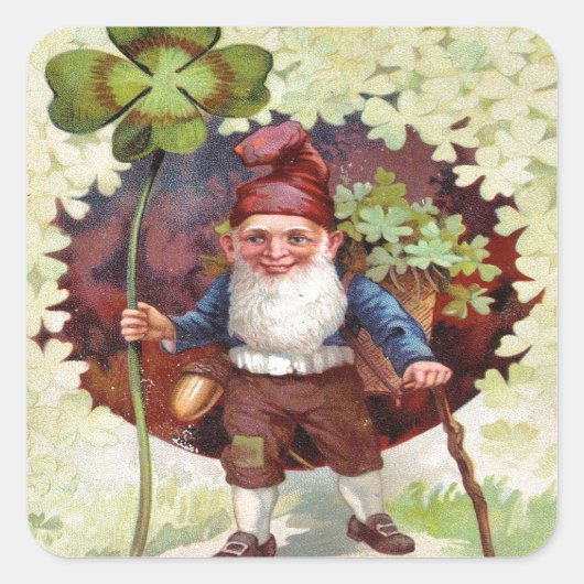  St. Patrick's Day Vierkante Sticker (Voorkant)