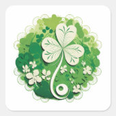 St Patricks Day Vierkante Sticker (Voorkant)