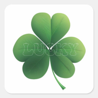 St Patrick's Day Vierkante Sticker