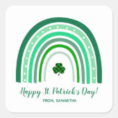 St Patrick's Day Vierkante Sticker (Voorkant)