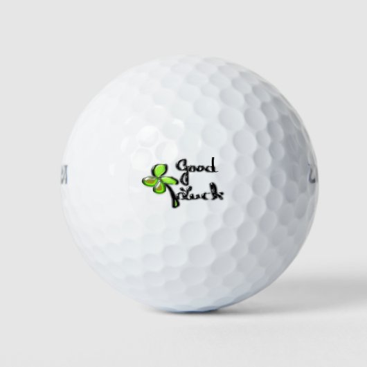 St. Patrick's Day ‎ vierledige klaver Golfballen (Voorkant)