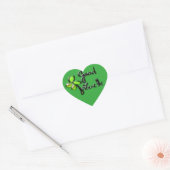 St. Patrick's Day vierledige klaver Hart Sticker (Envelop)