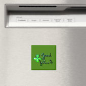 St. Patrick's Day ‎ vierledige klaver Magneet (Insitu (Vaatwasser))