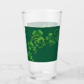 St. Patrick's Day Vine & Clover Glass Glas (Voorkant)