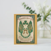 St. Patricks Day Vintage Ansichtkaart Briefkaart (Staand voorkant)