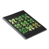St. Patrick's Day Vintage Boog Kokette Notitieboek (Rechterzijde)