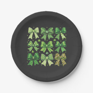 St. Patrick's Day Vintage Boog Kokette Papieren Bordje