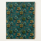 St. Patrick's Day Vintage Klavertje Vier Muziek Planner (Achterkant)