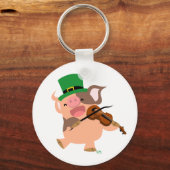 St Patrick's Day violinist sleutelhanger (Voorkant)