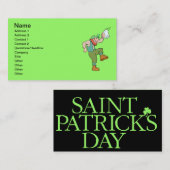 St. Patrick's Day Visitekaartje (Voorkant / Achterkant)