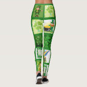 St. Patrick's Day voegt 9 Foto's Green Layout Fun  Leggings (Achterkant)