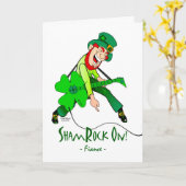 St. Patrick's Day voor een Rock Star verloofde, gi Kaart (Gele Bloem)