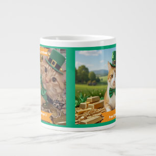 St. Patrick's Day voor kattenhumor liefhebbers Grote Koffiekop